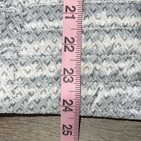 Tribal Womens Full Zip Ribbed Knit Collar Lined Puffer Vest Gray Size Small - Picture 8 of 8